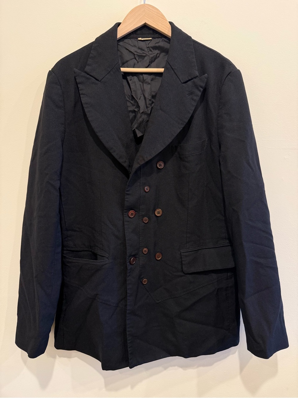 Black Comme des Garçons blazer jacket